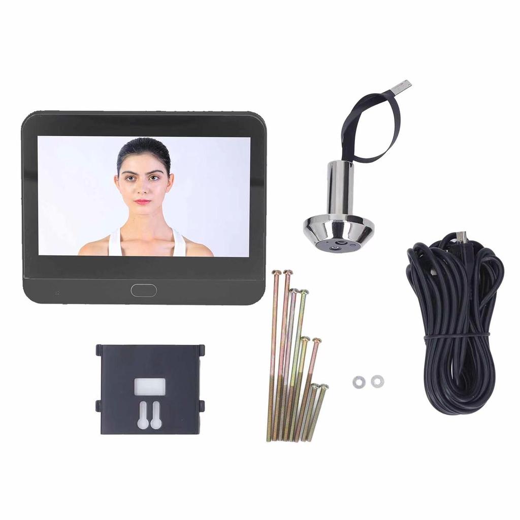 Spioncino digitale da porta 1080P Tuya Smart 2.4G WIFI 4.3 pollici Magic Eye digitale Telecamera di sicurezza per campanello wireless