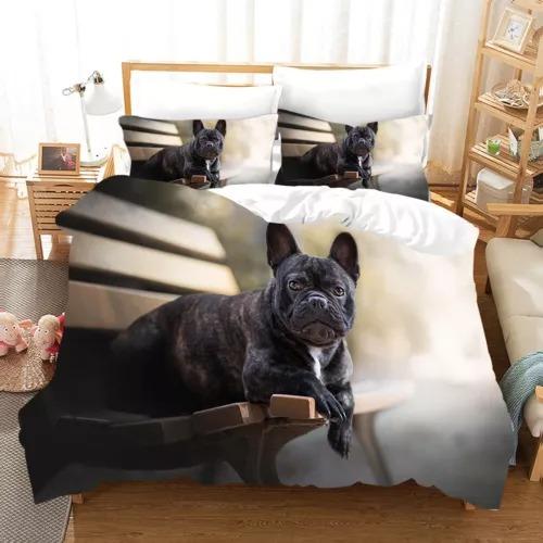 

Comforter Bull Terrier Bedding Decoration Gift First Choice Suitable For Children Boys Girls And Adults Soft Warm Breathable Comforter (quilt)-EU Single(135*200cm)3pcs
