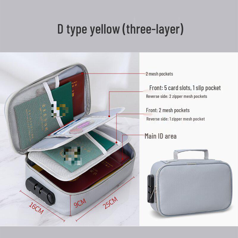 Водонепроницаемая Огнеупорная Складная Папка для Документов