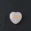 1 Stk Helbredende Krystallornament Dekorativt Hjerte Naturstein Rosenkvarts Klar Kvarts Edelstein Hjemmeinnredning Smykker Møbler 25x25x12 mm