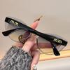 Retro High-End Cat Eye Sunglasses Trendy Outdoor Street Shooting Versatile Glasses Uv-Proof Sunglasses