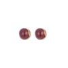 2025 New Red Drip Glaze Bean Ear Cuffs: Women's Elegant, Round, Versatile High-End Earrings