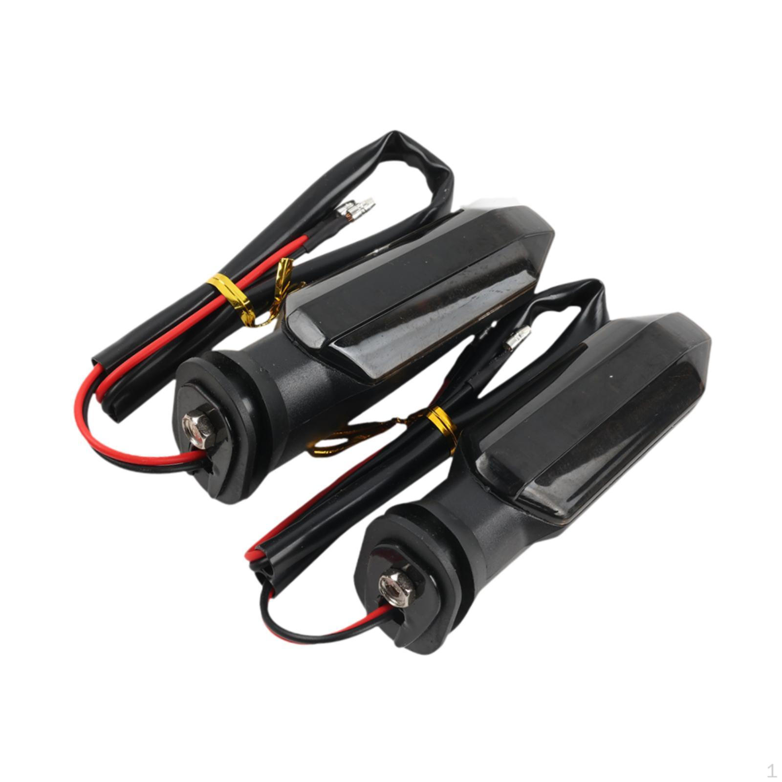 

2 шт. Задний фонарь поворотника для мотоцикла, сменный, практичный, простой в установке аксессуар премиум-класса Smoke Len