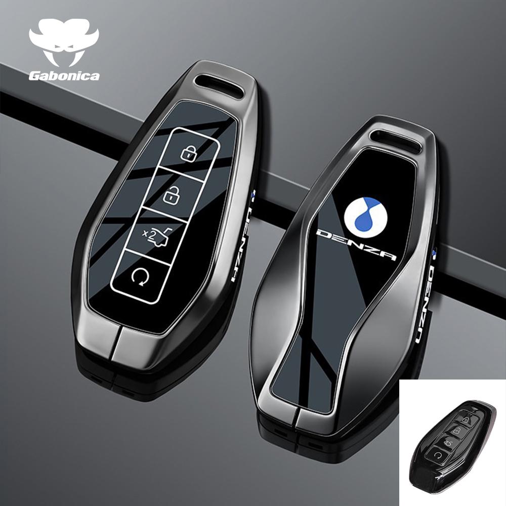 Premium Zinc Alloy Key Fob Cover Case For Denza N9 D9 + B5 B8 Auto Interior Protection Shell Housing Holder Fob Accessories