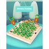 Children Pulling Carrot Language Learning Toys Montessori Game Wooden Box Farm Harvest Radishes Alphabet Early Educational Toys
