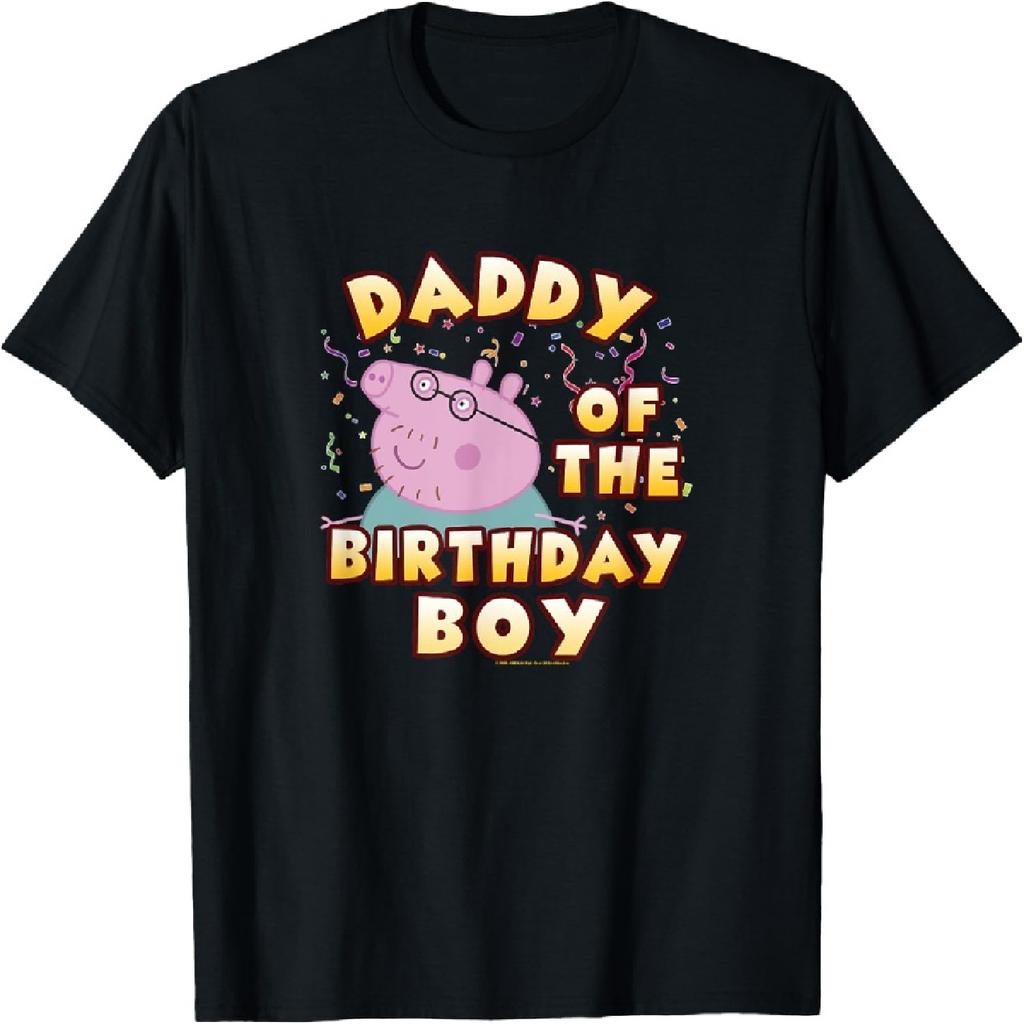 Peppa Pig Daddy Of The Birthday Boy Confetti Logo T-Shirt