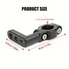 Lightweight CNC Aluminum Motorcycle Handlebar Mount 17–22mm Universal Lamp Holder