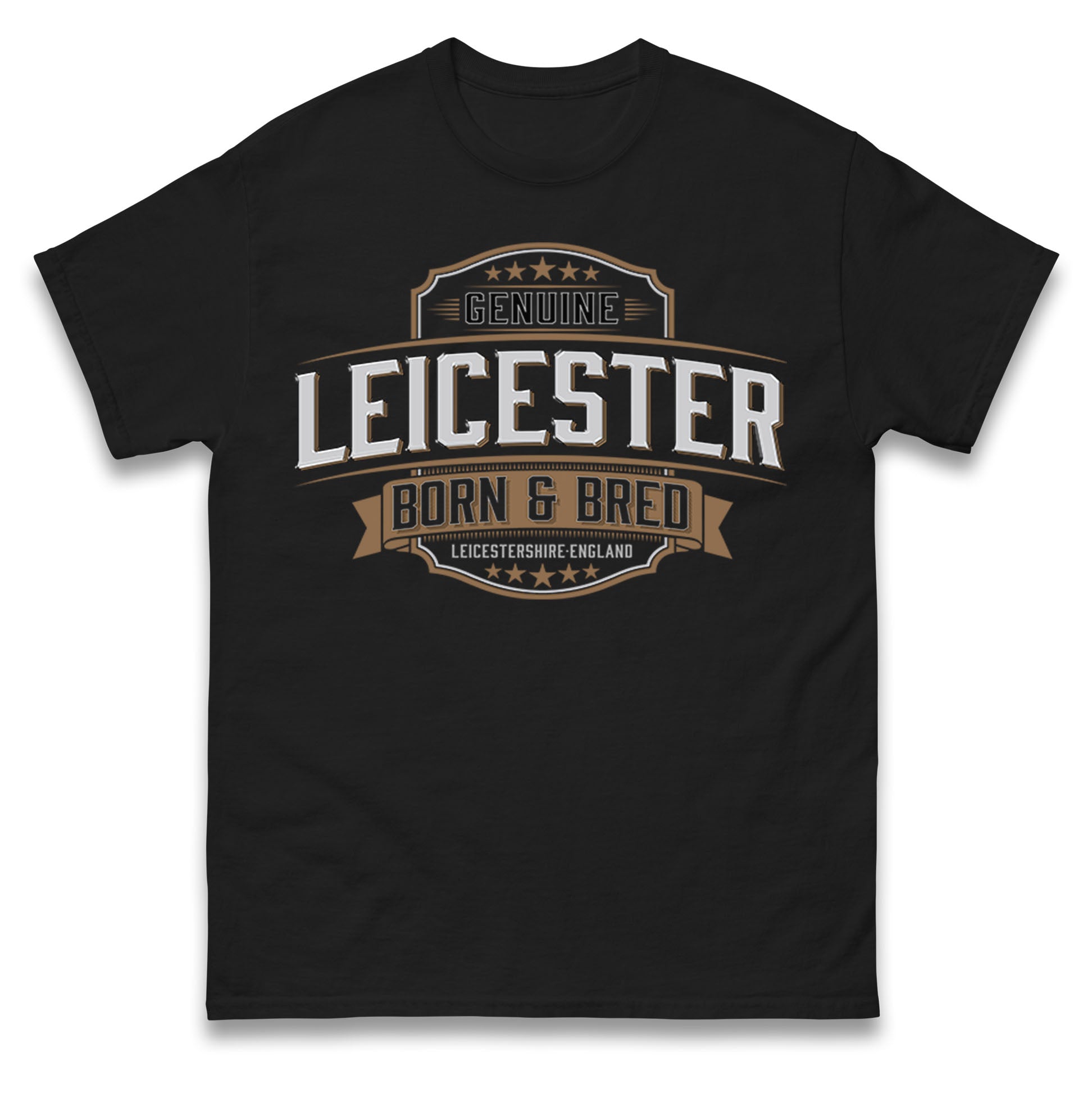 Genuine Leicester Born And Bred T Shirt Tshirt Mens Womens Unisex Tops Tees S