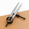 Adjustable Carbon Steel Leather Marking and Edge Creasing Tool for DIY Leathercraft