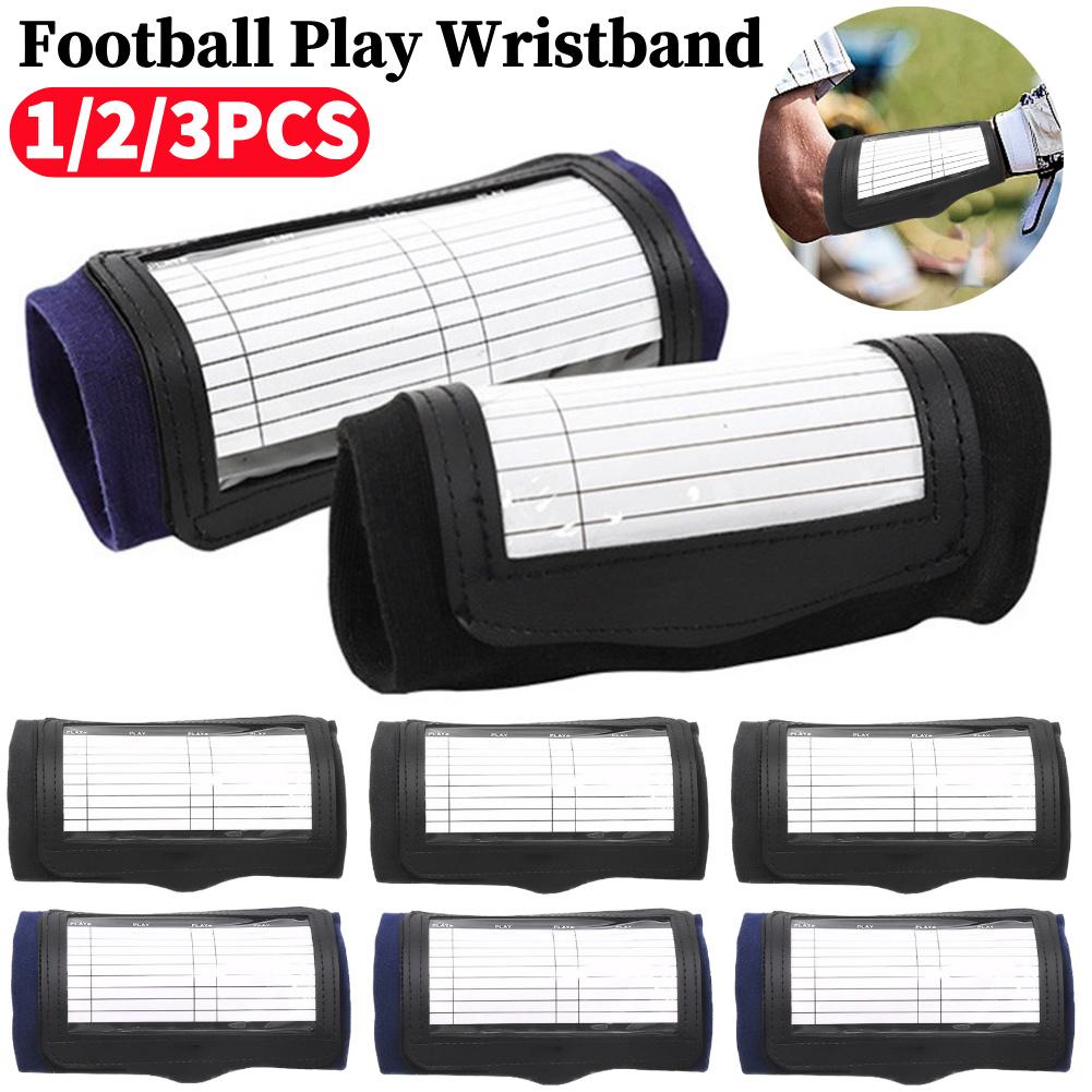 Football Play Wristbands Football Wristbands Quarterback Playbook Wristband QB Wristband Tactical Wrist Brace for Football