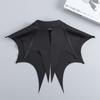 Techwear Style Gothic Punk Detachable Bat Fake Collar Shawl Woman Halloween Cosplay Decoration Performance Props