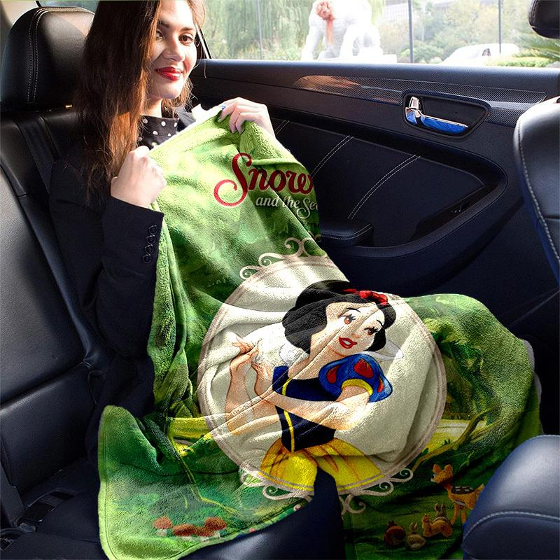 1pc, Snow White Home Decor Blanket, Flannel Throw for Your Living Room, Bedroom, and More! Perfect as a Sofa Blanket, Outdoor Blanket