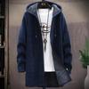 2024 New Autumn Winter Cashmere Men's Cardigan Trench Sweaters Outer Sweater Knitted Sweater Coat Jacket Men Windbreaker