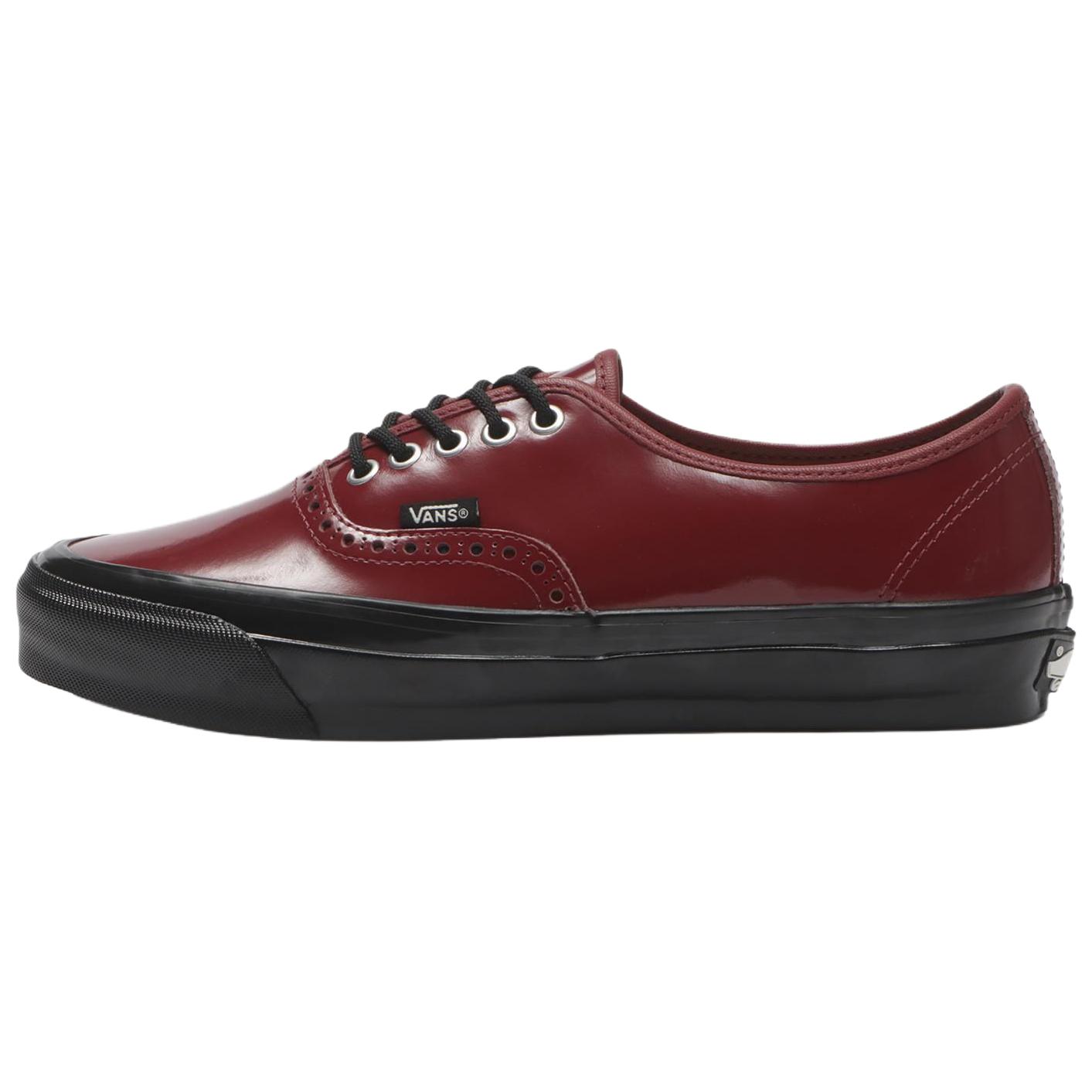 Vans Authentic 44 Siped Vibram Gloss Leather Brogue Black 41