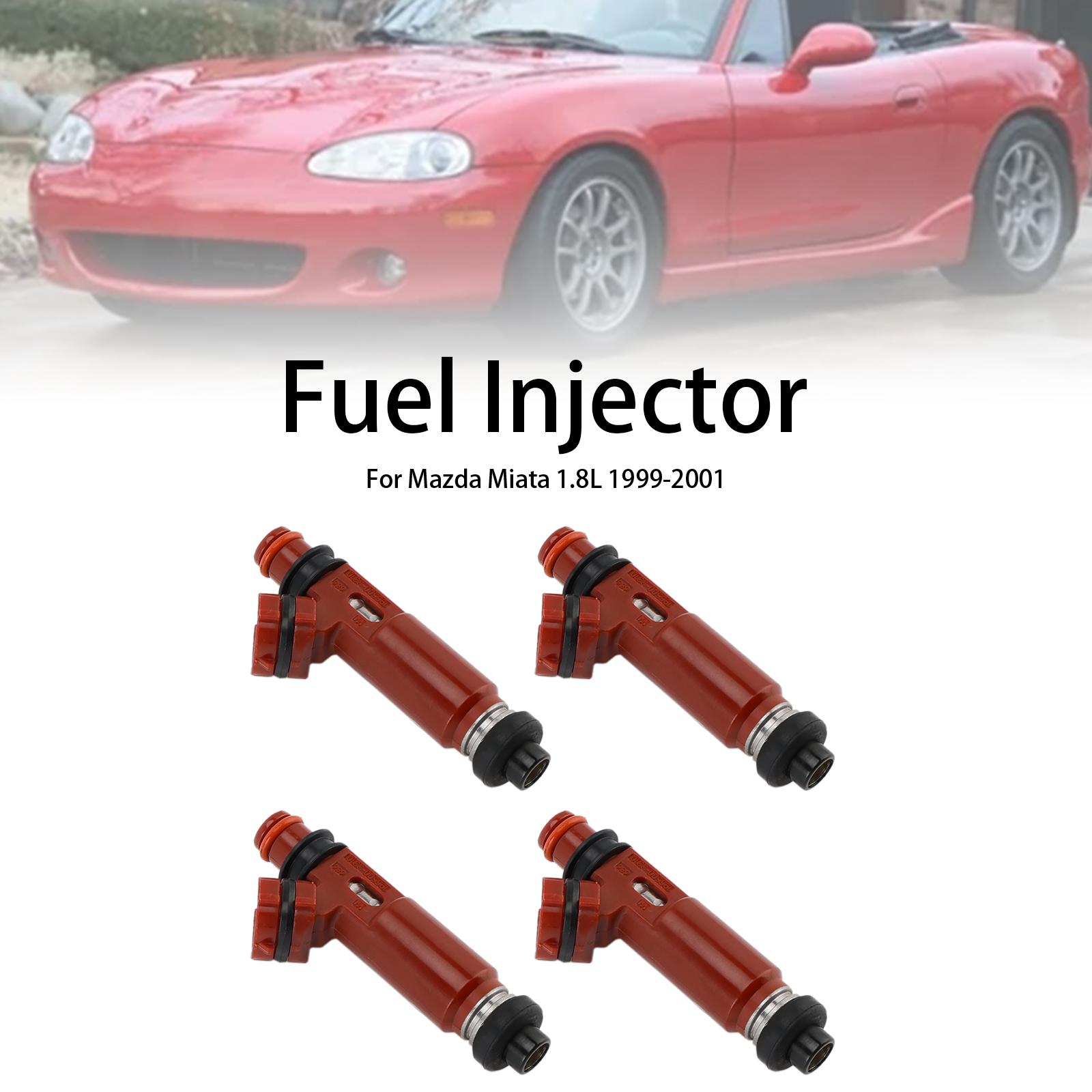 

4PCS Fuel Injector 195500-3310 Fit for Mazda Miata 1.8L 1999-2001 1955003310