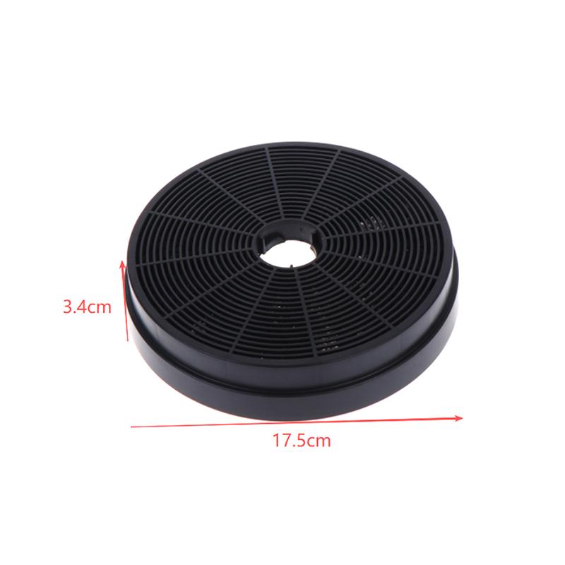 Filtre à charbon actif pour hotte aspirante 1/2 pièces Diamètre 17,5 cm Pour hotte aspirante Filtre à circulation interne rétractable Pièce de rechange