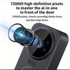 4.3-Inch Smart Wireless Video Doorbell with Two-Way Talk and Peephole Camera