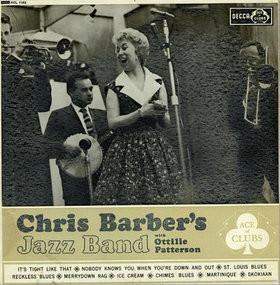 LP Record CHRIS BARBER'S JAZZ BAND, OTTILIE P - Chris Barber's Jazz Band With Ottil ACL1163 Ace Of Clubs 1964 UK Jazz Used