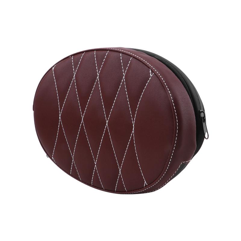 

Motorcycle Black Front Driver Seat Backrest Pad Accessories For Harley Models Equipped with Rider Backrest 09-later