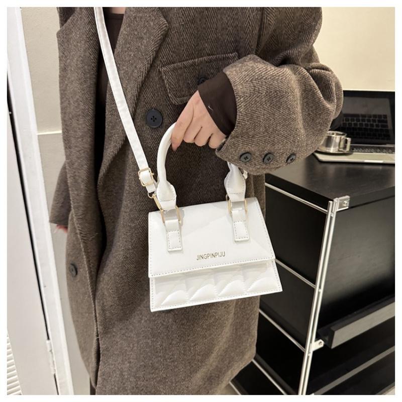 Fashiable Korean Versi PU Shoulder Bag Versatile Fresh Solid Color Handbag Crossbody Bags Tote Exquisite Craftsmanship Women