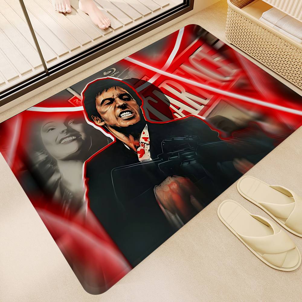 S-Scarface 1983 Film Kitchen Mat Cheaper Anti-slip Modern Living Room Balcony Printed Modern Home Decor