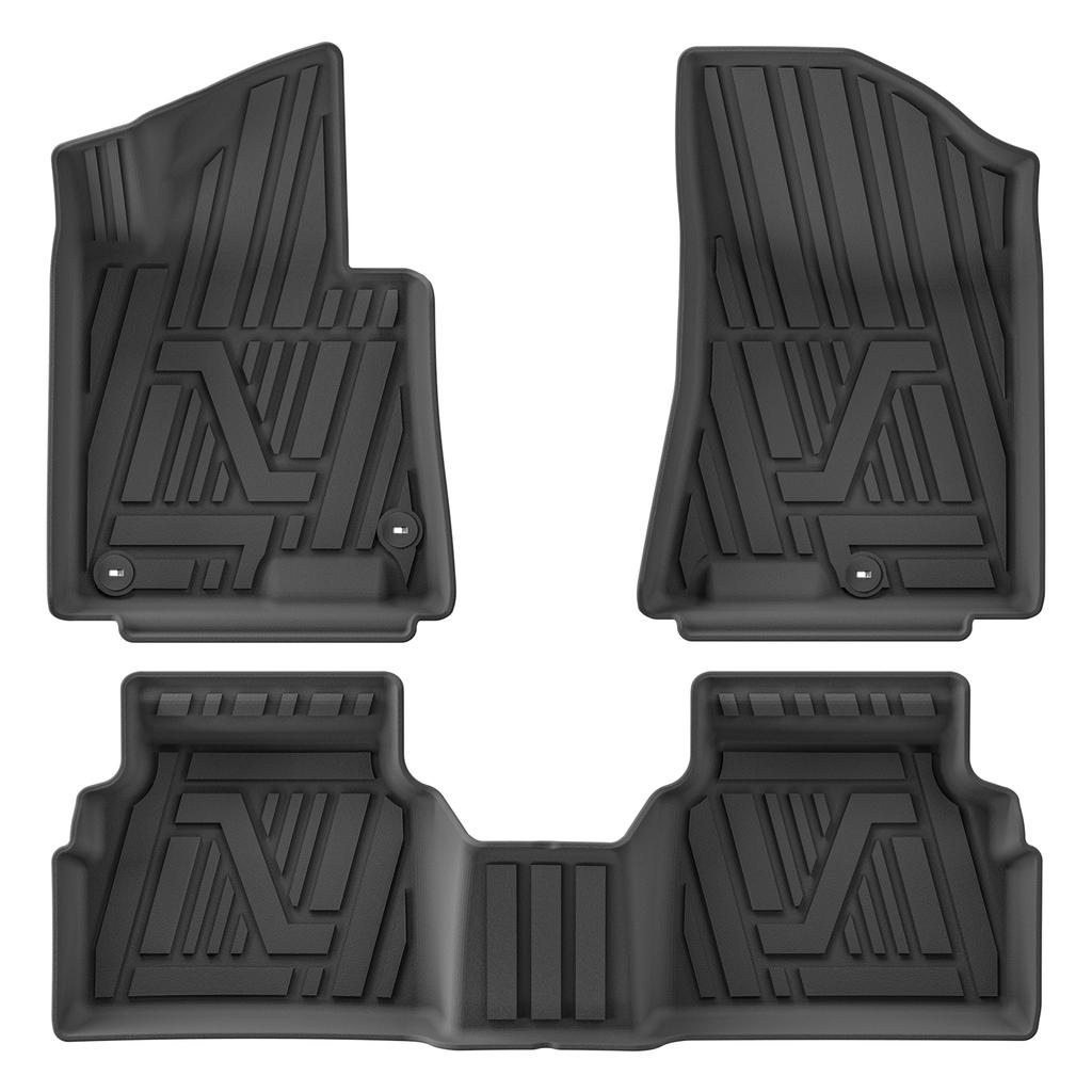 LUCKEASY for Hyundai Sonata 2020-2025 TPE 3D Car Floor Mats Cargo Liner Trunk Pad Foot Pad All Weather Waterproof Accessories