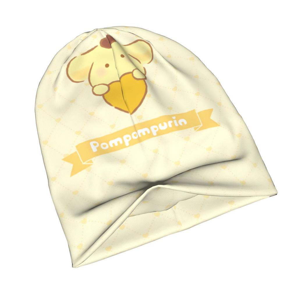 Sanrio Pompompurin Adult Beanie Hat - Iconic Pompompurin Face &, Culture Accessory Suitable for Layered Outfits, Coffee Walks, Creative Spaces, for An