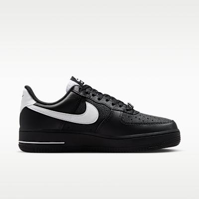 Women's Sneakers Nike Wmns Air Force 1 'Black Metallic Silver White'