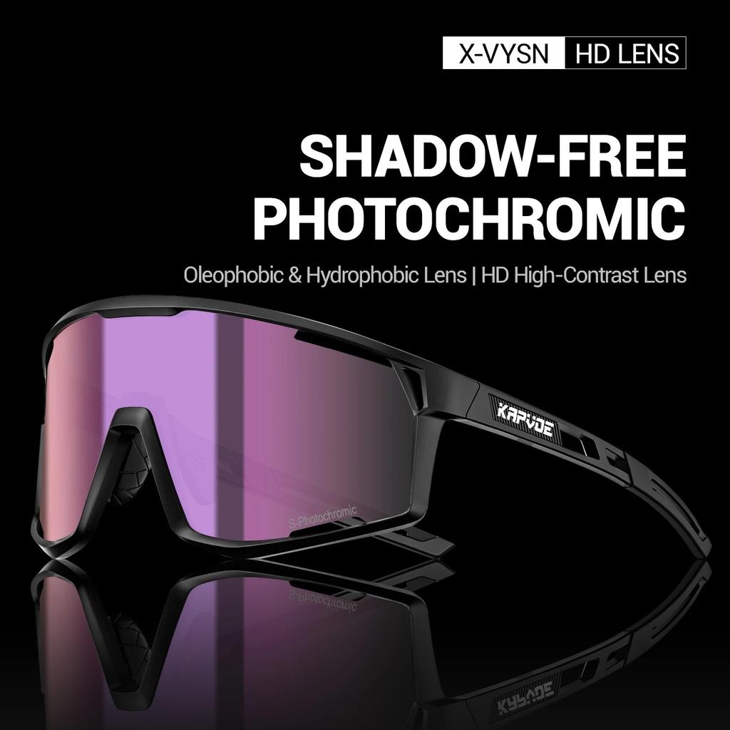 New Model Outdoor Photochromic Cycling Sunglasses Men Women MTB Glasses UV400 Protection Bicycle Eyewear Sports Hiking Road Bike Professional Goggles