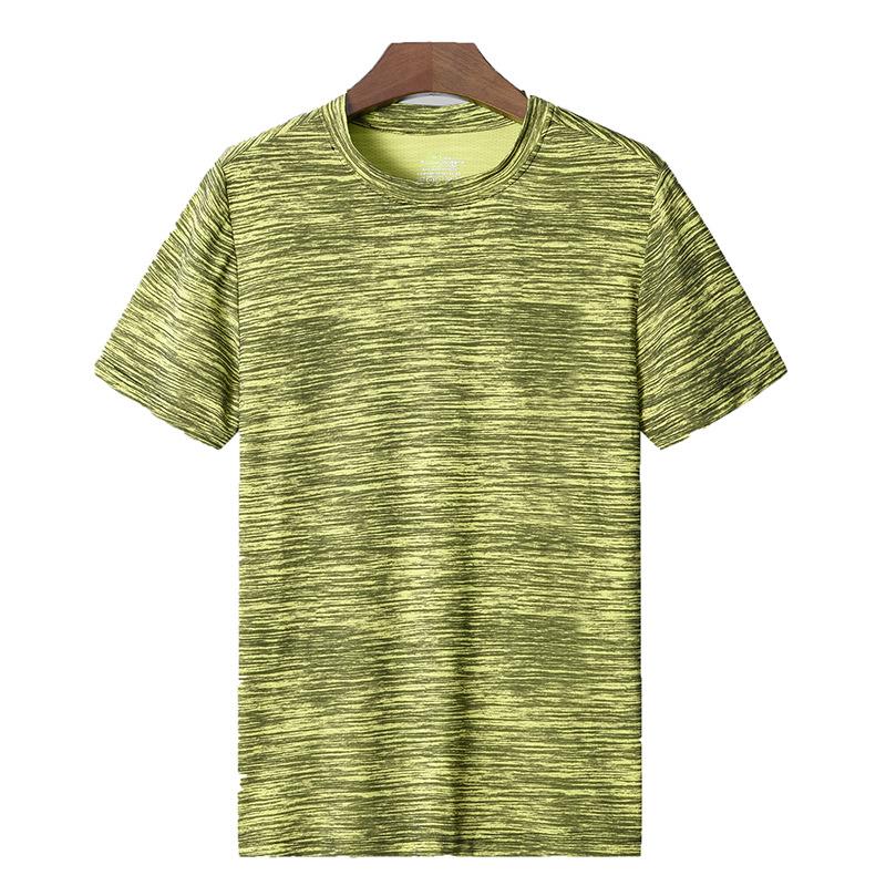 Letní oversized pánské tričko s krátkým rukávem a kulatým výstřihem, rychleschnoucí tričko Sportovní outdoorová trička odvádějící pot