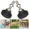 M8 M10 M12 Adjustable Leg Thread Type Adjustable Levelling Feet Swivel Base Articulating Leveling Legs Furniture Support Leg New