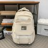 Student Schoolbag Women's Large Capacity Backpack Color Block Men's Backpack