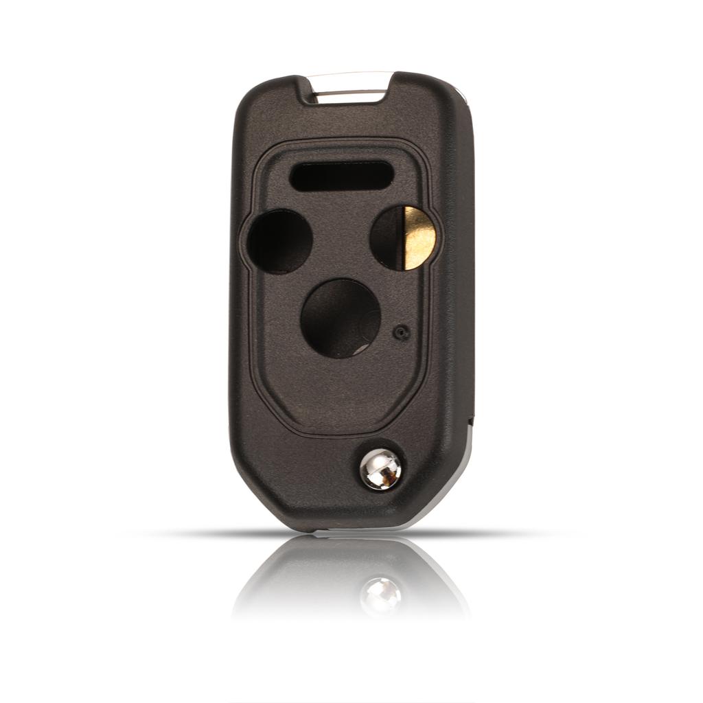 Jingyuqin Update Modified 3/4 Buttons Car Key For Honda Accord Pilot Cr-V Key Housing Civic Insight Ridgeline 2003-2013