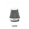 1PC Universal 35-60mm Motorcycle Tapered Air Filter Cleaner Dirt Pit High Air Flow Filter Moto Conical Air Filter Dirt Cleaner