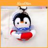 Plüsch-Pinguin-Schlüsselanhänger mit Kordelzug-Befestigung für Geschenke und Accessoires