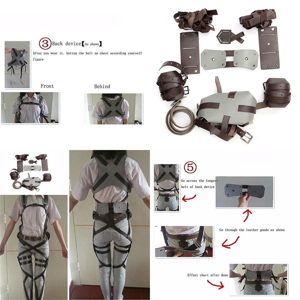 Verstellbare Träger Geschirr Für Attack On Titan Cosplay Mit Hochwertigen Materialien