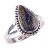 Natural Pietersite Gemstone Handmade 925 Solid Sterling Silver Ring Size 7 m6l68