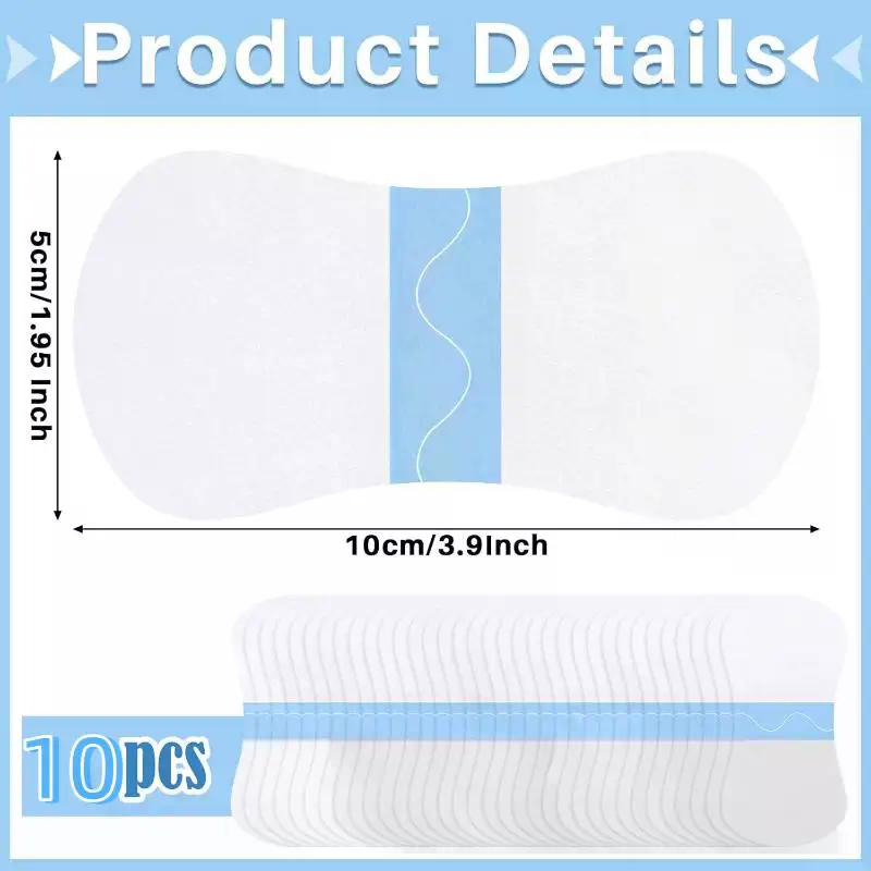 10Pcs Invisible Neck Lifting Patch Skin-Friendly Seamless Protection Film Waterproof Breathable Anti-Aging Neck Wrinkle Patch