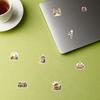 35pcs-70pcs Retro San Francisco Stickers Cartoon Hearts Teacher Reward Stickers Stickers For DIY Phone Guitar Laptop
