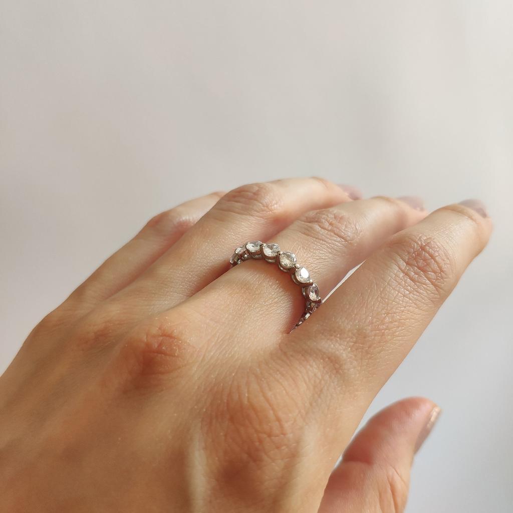 Silver Ring with Cubic Zirkonia (2130185) 3.25 Gr. 925 Samples