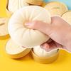 1/2/3/4Pcs Stress Relief Steamed Bun Toy with Steamer Simulation Stuffed Bun Squeeze Sensory Toy Soft TPR