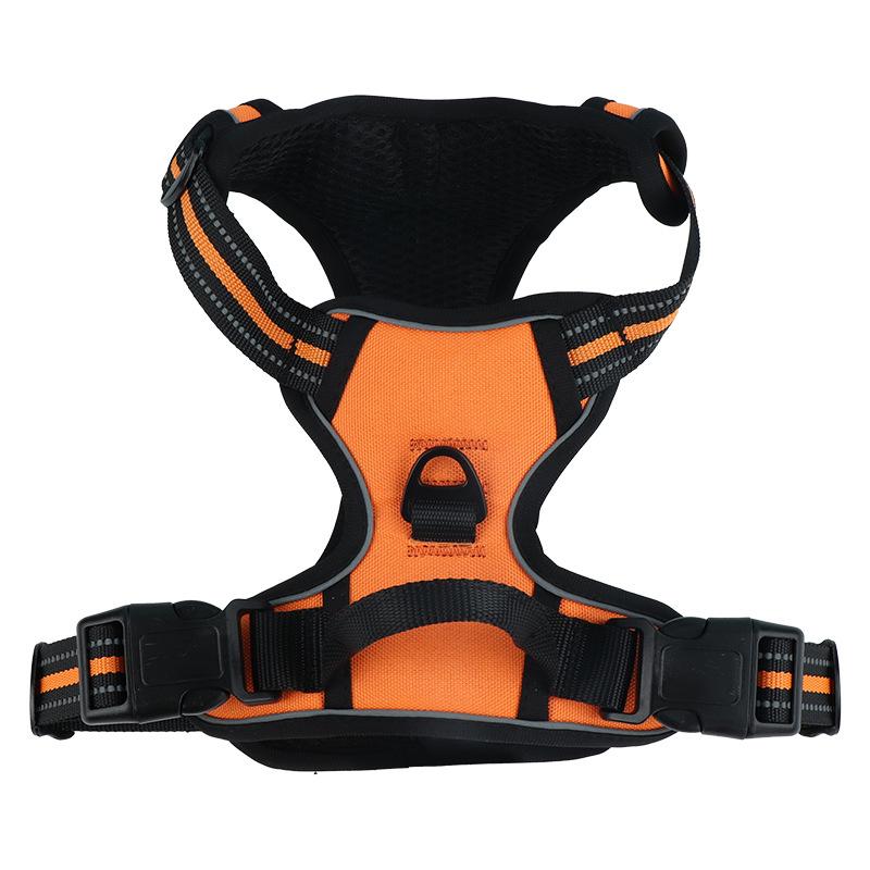 Pet Chest Back Explosion Proof Tank Top Reflective Dog Chest Back Large Dog Chest Back Traction Rope Set