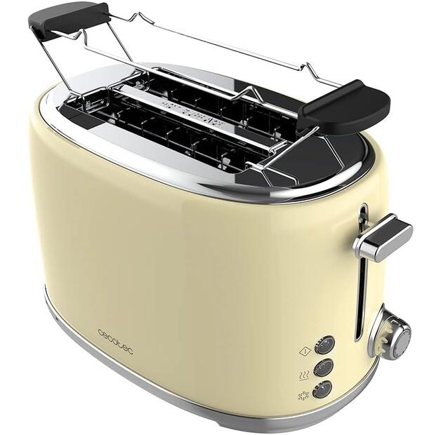 Тостер Cecotec 03232 Toast & Taste Retro 1000 beige