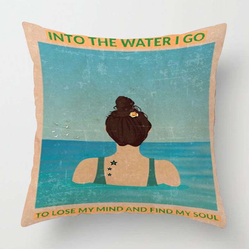 Nordic Style Abstract Art Figure Pillow Case 40x 40cm Living Room Sofa Decorative Cushion Cover Room Decorative Aesthetics