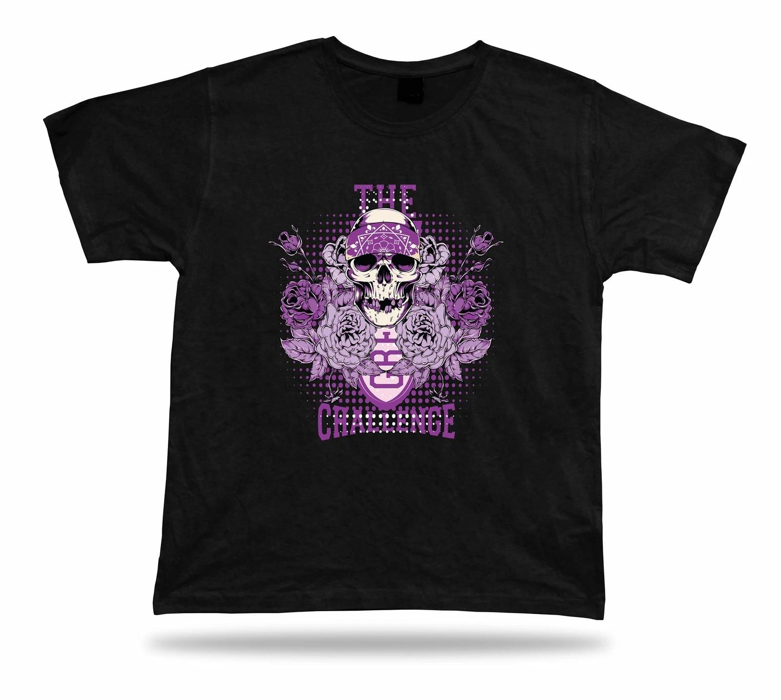 Tshirt Tee Shirt Birthday Gift Idea Great Challenge Skull Gangster Retro Classic S