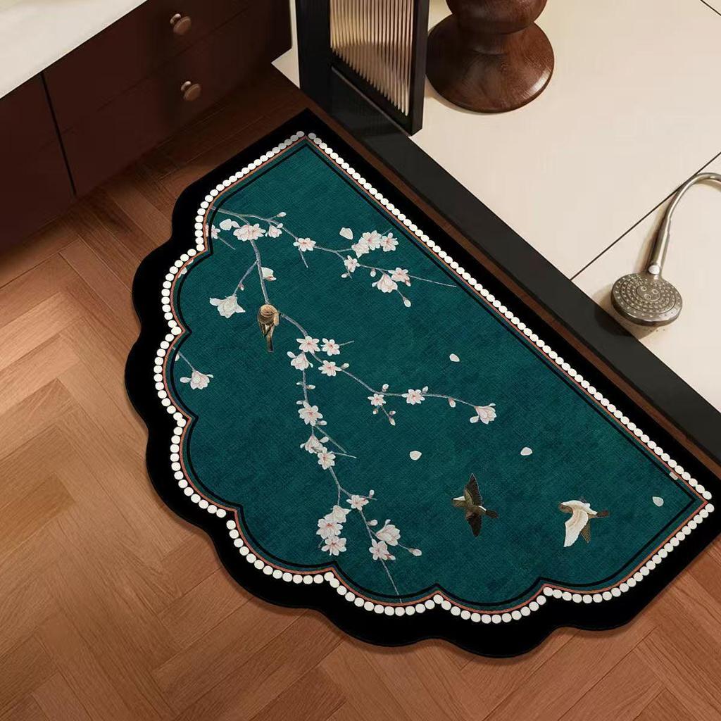 Diatom Mud Floor Mat: Non-Slip, Water-Absorbing, Dirt-Resistant Bathroom Mat