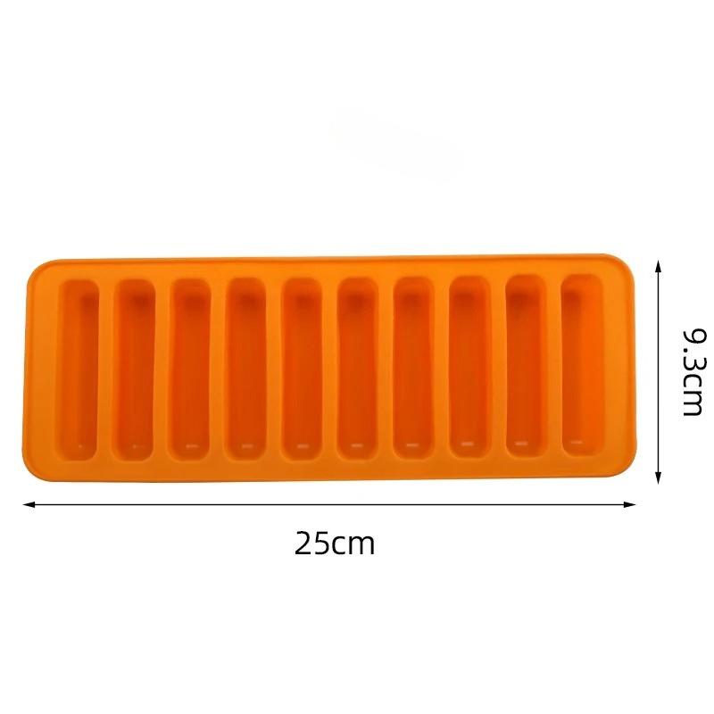 1PC Silicone Ice Bar Mold Bread Biscuit Mafen Cup Cake Mold Kitchen Baking Tray High-temperature Baking Tool