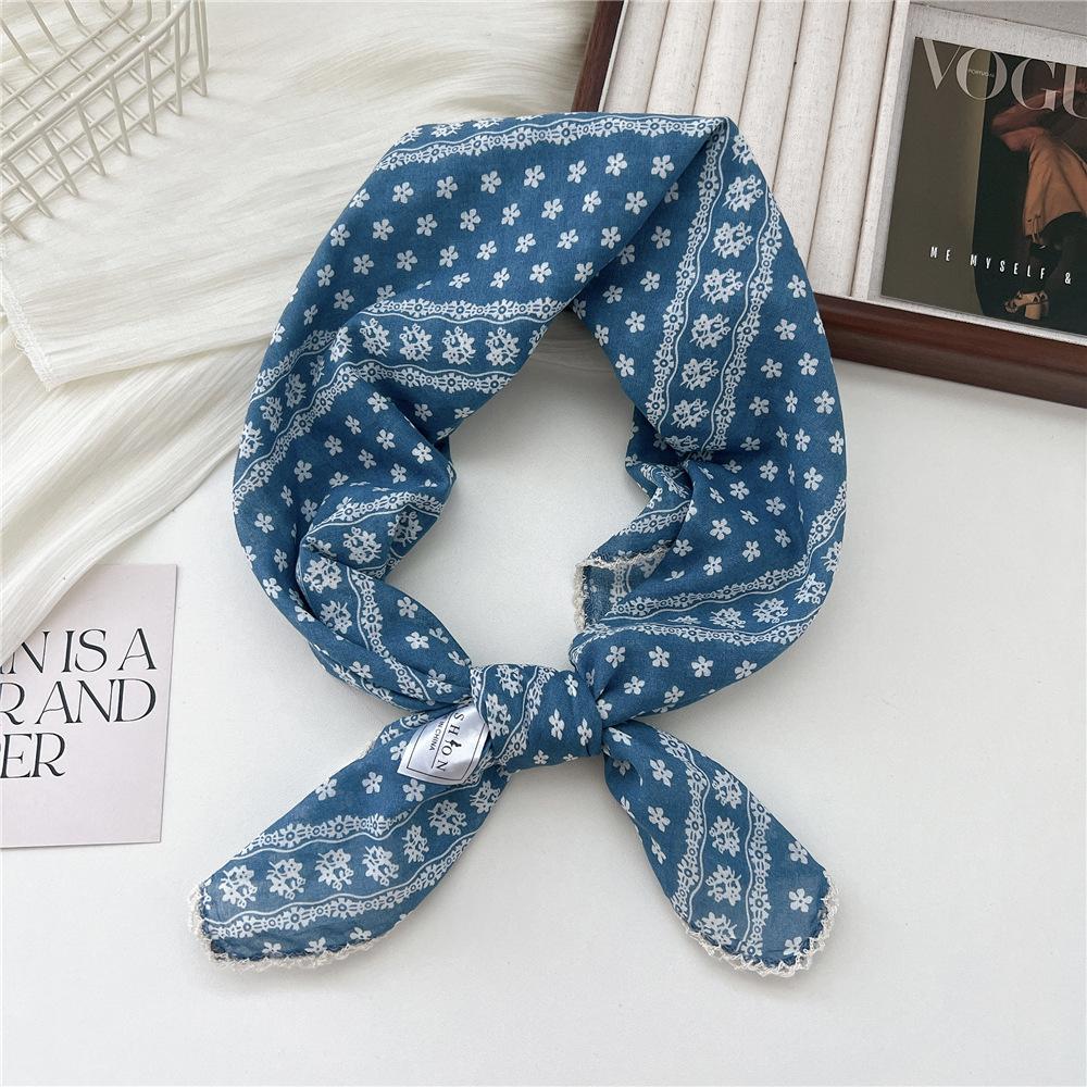 68*68cm Square Scarf Headband Accessories Handkerchief Neckerchief Hairscarf Hairscarf Bandanas