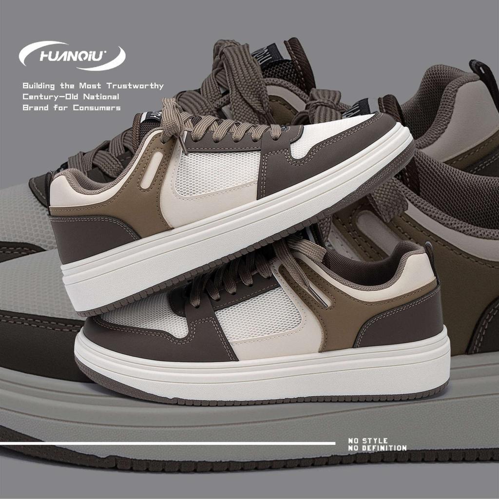 Global Breathable Board Shoes ZHQ-HY071-2 Summer Men's Shoes Versatile Thick-soled Mesh Lightweight Sports and Leisure Shoes