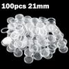 Case Coin Holders Protection Collections Gifts Display 100pcs 21mm Clear